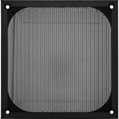 InLine® Lüftergitter, Aluminium Filter, 140 x 140 mm, schwarz Lüftergitter / -filter