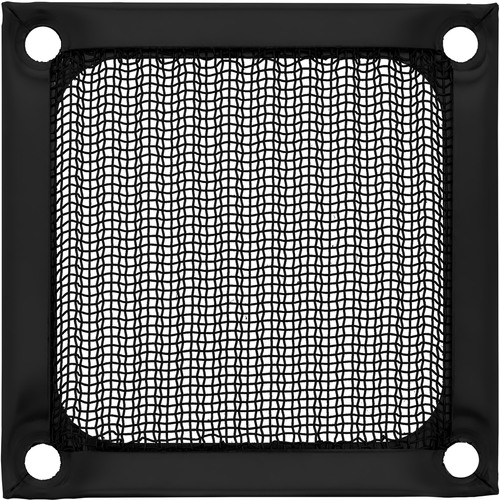 InLine® Lüftergitter, Aluminium Filter, 60 x 60 mm, schwarz Lüftergitter / -filter