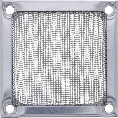 InLine Lüftergitter, Aluminium Filter, 60x60mm
