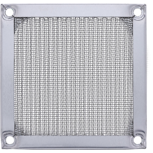 InLine® Lüftergitter, Aluminium Filter, 80 x 80 mm, silber Lüftergitter / -filter