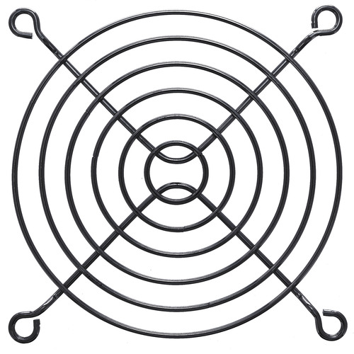InLine® Lüftergitter Metall, 92 x 92 mm, schwarz Lüftergitter / -filter