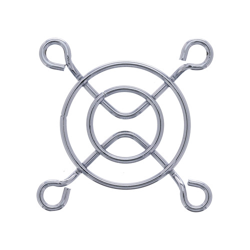 InLine® Lüftergitter Metall, verchromt, 40 x 40 mm, silber