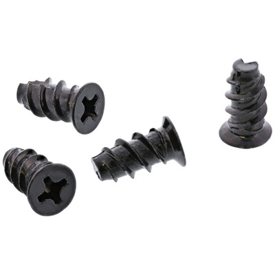 InLine® Lüfterschrauben, 5,0x10,0mm, schwarz, 50 Stück (Produktbild 1)