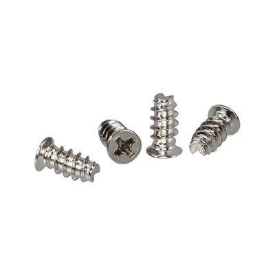 InLine® Lüfterschrauben, 5,0x10,0mm, silbern, bulk 2000er Pack (Produktbild 1)