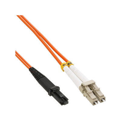 InLine LWL Duplex Kabel, MTRJ/LC, 50/125m, OM2, 10m