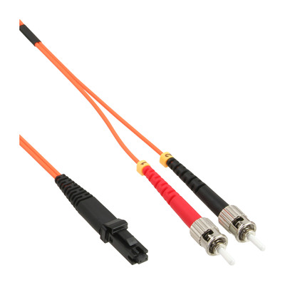 InLine LWL Duplex Kabel, MTRJ/ST, 50/125µm, OM2, 2m (Produktbild 1)