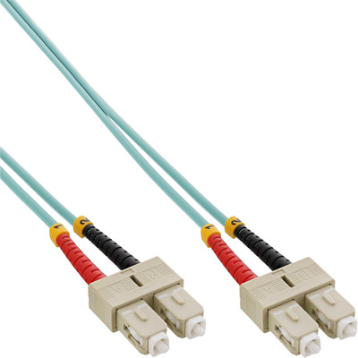 InLine LWL Duplex Kabel, SC/SC, 50/125µm, OM3, 10m