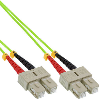 InLine LWL Duplex Kabel, SC/SC, 50/125µm, OM5, 20m (Produktbild 1)