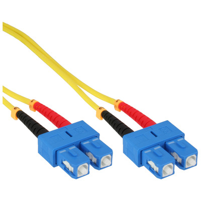 InLine LWL Duplex Kabel, SC/SC, 9/125µm, OS2, 0,5m (Produktbild 1)