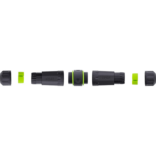 InLine® LWL-Kupplung LC, IP68, 2x2 LC Buchse, Outdoor, M20