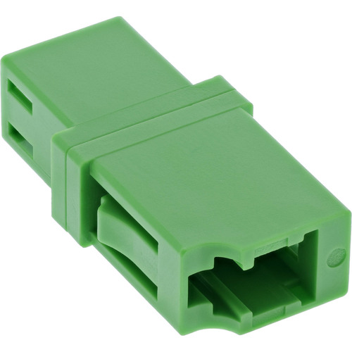 InLine® LWL Kupplung, Simplex LC/LC, singlemode, grün, Keramik-Hülse (FTTH)