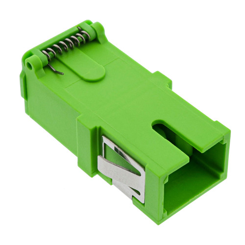 InLine® LWL-Kupplung, Simplex SC/SC, singlemode, Keramik-Hülse, mit Shutter