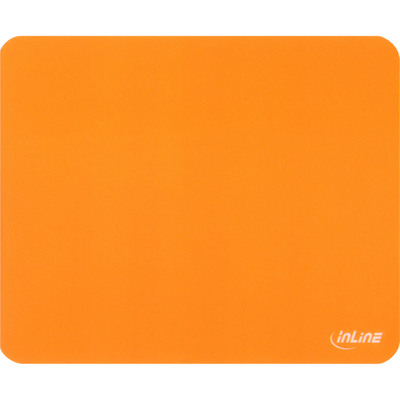 InLine Maus-Pad antimikrobiell, ultradünn, orange, 220x180x0,4mm