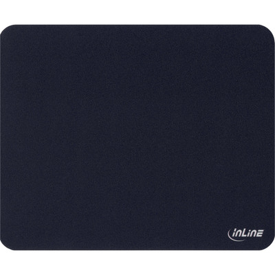 InLine Maus-Pad antimikrobiell, ultradünn, schwarz, 220x180x0,4mm