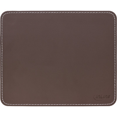 InLine Maus-Pad Premium Kunstleder braun, 220x180x3mm InLine Maus-Pad Premium Kunstleder braun, 220x180x3mm