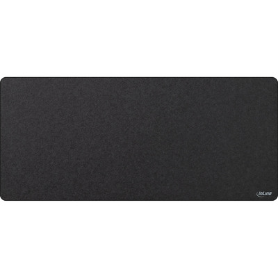 InLine® Maus-Pad XL Schreibtischunterlage, schwarz, 900x400x2mm (Produktbild 1)