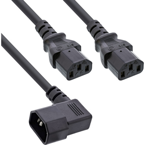 InLine® MCIO Kabel, MCIO x8 auf 2x MiniSAS-HD SFF-8643, 0,75 m Interne Kabel