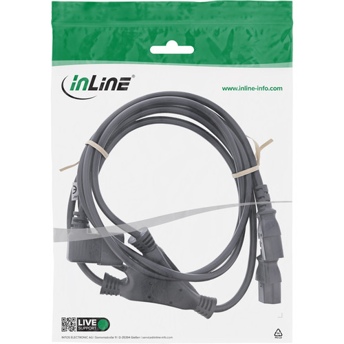 InLine® MCIO Kabel, MCIO x8 auf 2x MiniSAS-HD SFF-8643, 0,75 m