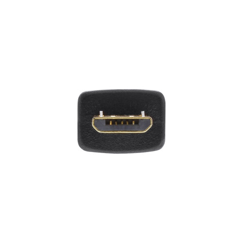 InLine® Micro-USB 2.0 Flachkabel, USB-A auf Micro-B, schwarz, 3 m