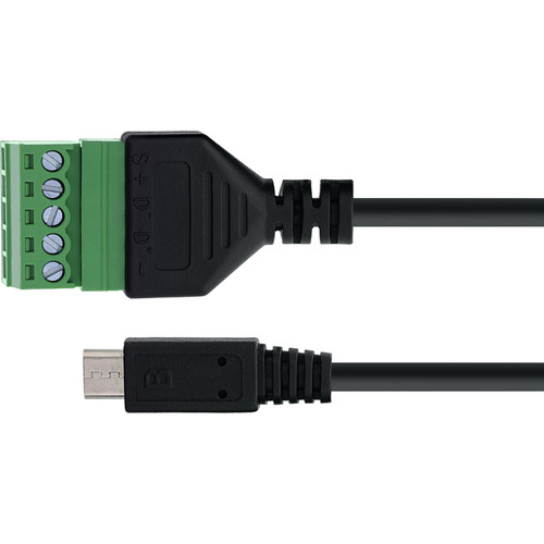 InLine® Micro USB Stecker an Terminalblock, 5pol, mit Kabel