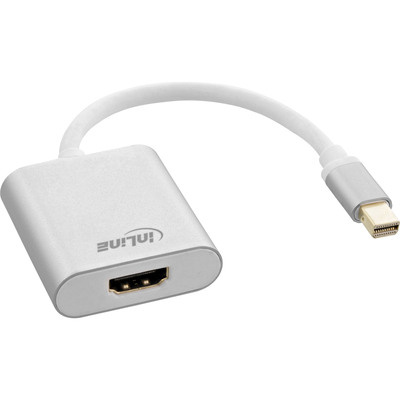 InLine® Mini DisplayPort HDMI Adapterkabel Aluminium mit Audio, 4K/60Hz (Produktbild 1)