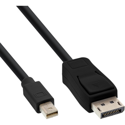 InLine® Mini DisplayPort zu DisplayPort Kabel, schwarz, 5m (Produktbild 1)