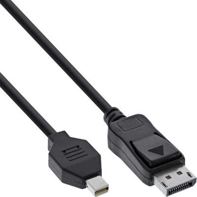 InLine Mini DisplayPort zu DisplayPort Kabel, schwarz, 5m (Produktbild 1)