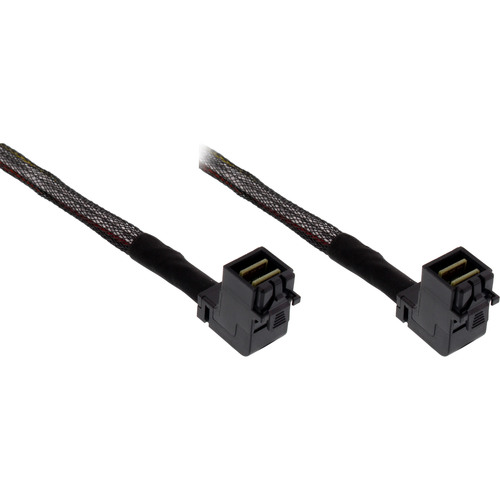 InLine® Mini-SAS HD Kabel, SFF-8643 zu SFF-8643, beidseitig gewinkelt, 1m