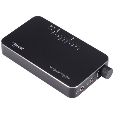 InLine Mobile AmpUSB, Hi-Res AUDIO HiFi DSD Kopfhörer-Verstärker, USB Digital Audio Konverter, 384kHz/32-Bit InLine Mobile AmpUSB, Hi-Res AUDIO HiFi DSD Kopfhörer-Verstärker, USB Digital Audio Konverter, 384kHz/32-Bit