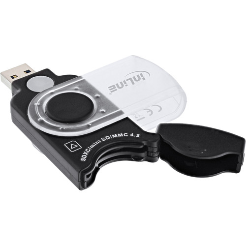 InLine® Mobile Card Reader USB 3.2, für SD/SDHC/SDXC, microSD