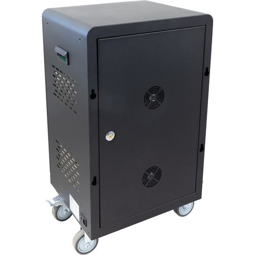 InLine® mobiler Ladeschrank, 32x USB-C, 2000W, PD3, QC5, abschließbar, schwarz