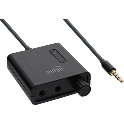 InLine Mobiler Stereo Kopfhörer-Verstärker, mit Bass-Boost, 3,5mm Klinke, 1x IN, 2x OUT InLine Mobiler Stereo Kopfhörer-Verstärker, mit Bass-Boost, 3,5mm Klinke, 1x IN, 2x OUT