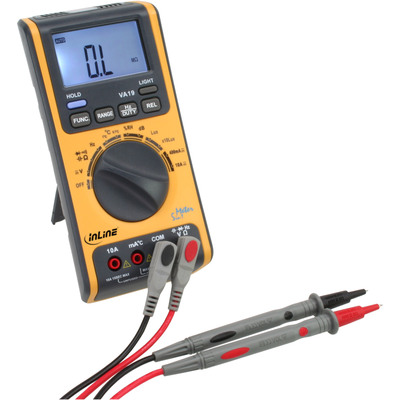 InLine® Multimeter 5-in-1, mit Temperatur-, Luftfeuchte-, Helligkeits- und Lautstärkemessung