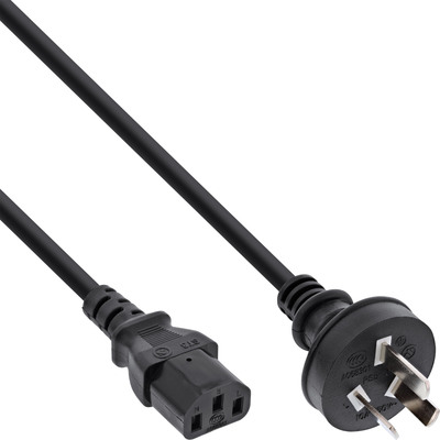 InLine® Netzkabel, Netzstecker China auf Kaltgerätestecker C13, 1,8m InLine® Netzkabel, Netzstecker China auf Kaltgerätestecker C13, 1,8m
