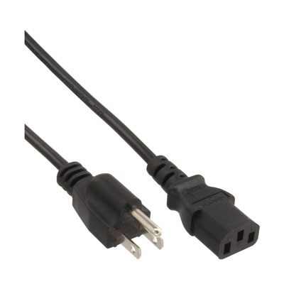 InLine Netzkabel, Netzstecker Japan auf Kaltgerätestecker C13, 0,5m InLine Netzkabel, Netzstecker Japan auf Kaltgerätestecker C13, 0,5m