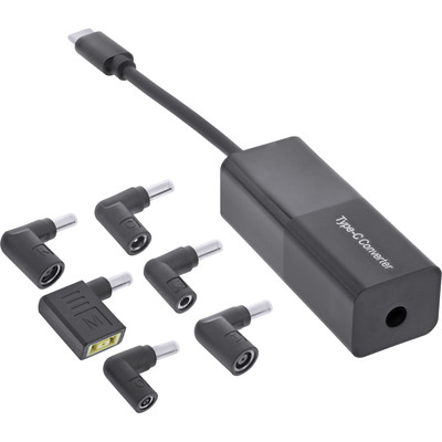 InLine® Notebook Netzteil zu USB-C 7-in-1 Lade-Set (Produktbild 1)