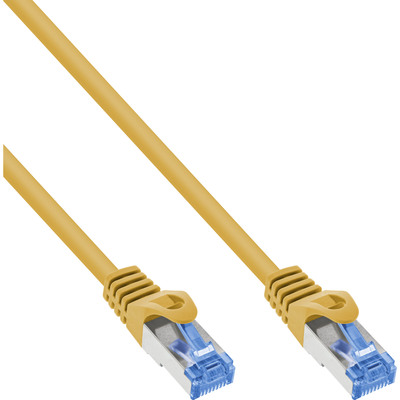 InLine® Patchkabel, Cat.6A, S/FTP, TPE (LSZH), CCA, gelb, 2m (Produktbild 1)