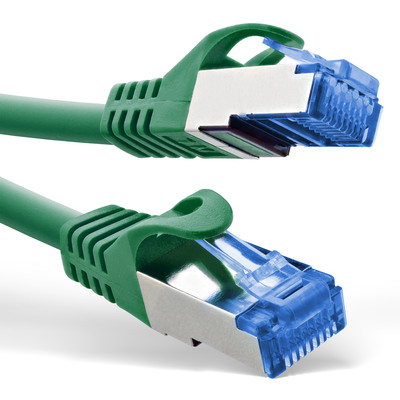 InLine® Patchkabel, Cat.6A, S/FTP, TPE (LSZH), CCA, grün, 10m