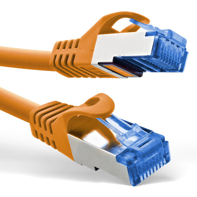 InLine® Patchkabel, Cat.6A, S/FTP, TPE (LSZH), CCA, orange, 10m