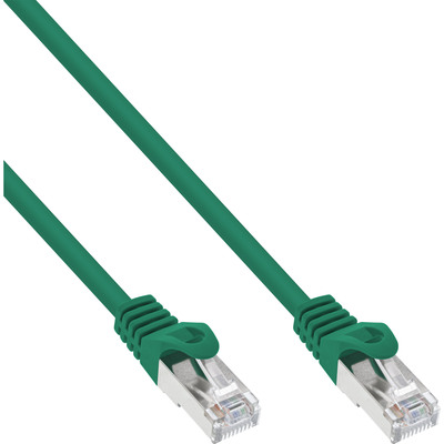 InLine® Patchkabel, F/UTP, Cat.5e, grün, 10m (Produktbild 1)