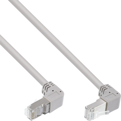 InLine Patchkabel oben/unten gewinkelt, S/FTP (PiMf), Cat.6, 250MHz, PVC, Kupfer, grau, 2,67m InLine Patchkabel oben/unten gewinkelt, S/FTP (PiMf), Cat.6, 250MHz, PVC, Kupfer, grau, 2,67m