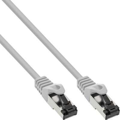 InLine Patchkabel, S/FTP (PiMf), Cat.8.1, 2000MHz, halogenfrei, Kupfer, grau, 3m InLine Patchkabel, S/FTP (PiMf), Cat.8.1, 2000MHz, halogenfrei, Kupfer, grau, 3m