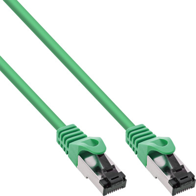 InLine Patchkabel, S/FTP (PiMf), Cat.8.1, 2000MHz, halogenfrei, Kupfer, grün, 10m InLine Patchkabel, S/FTP (PiMf), Cat.8.1, 2000MHz, halogenfrei, Kupfer, grün, 10m