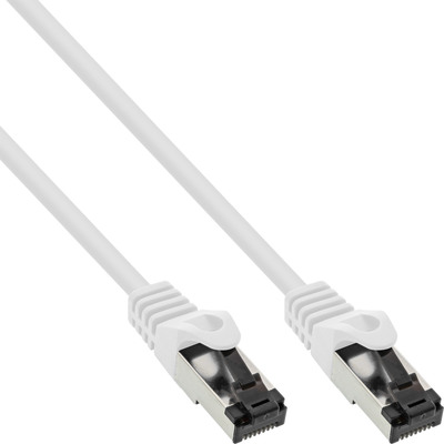 InLine Patchkabel, S/FTP (PiMf), Cat.8.1, 2000MHz, halogenfrei, Kupfer, weiß, 3m InLine Patchkabel, S/FTP (PiMf), Cat.8.1, 2000MHz, halogenfrei, Kupfer, weiß, 3m