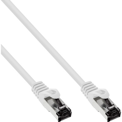 InLine® Patchkabel, S/FTP (PiMf), Cat.8.1, 2000MHz, halogenfrei, weiß, 1m InLine® Patchkabel, S/FTP (PiMf), Cat.8.1, 2000MHz, halogenfrei, weiß, 1m