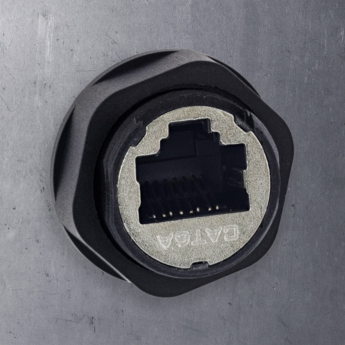 InLine® Patchkabelkupplung Cat.6A, IP68, RJ45 Buchse zu Stecker, 20cm