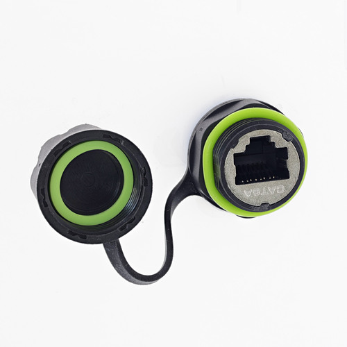 InLine® Patchkabelkupplung, mini, Cat.6A, IP68, geschirmt, 2x RJ45 Buchse