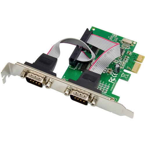 InLine® PCIe 2-Port RS-232 Karte, 2x D-Sub 9 Stecker, inkl. Low-Profile
