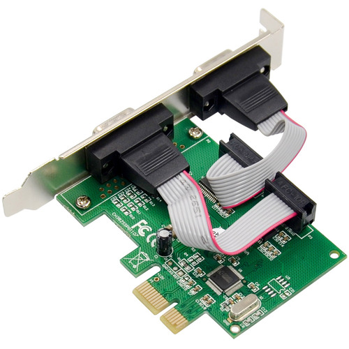 InLine® PCIe 2-Port RS-232 Karte, 2x D-Sub 9 Stecker, inkl. Low-Profile