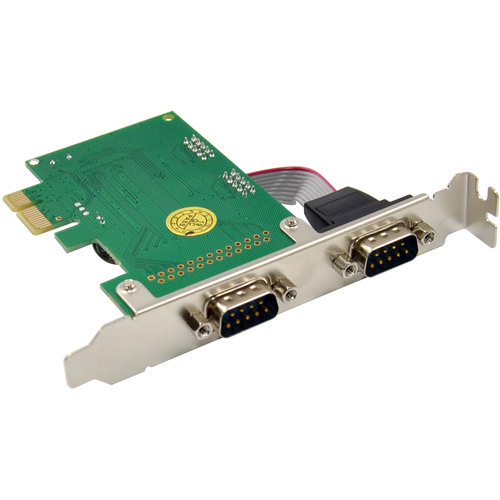 InLine® PCIe 2-Port RS-232 Karte, 2x D-Sub 9 Stecker, inkl. Low-Profile